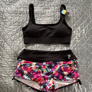 PINK BY V S GYM TO SWIM SPORTS SET NWT